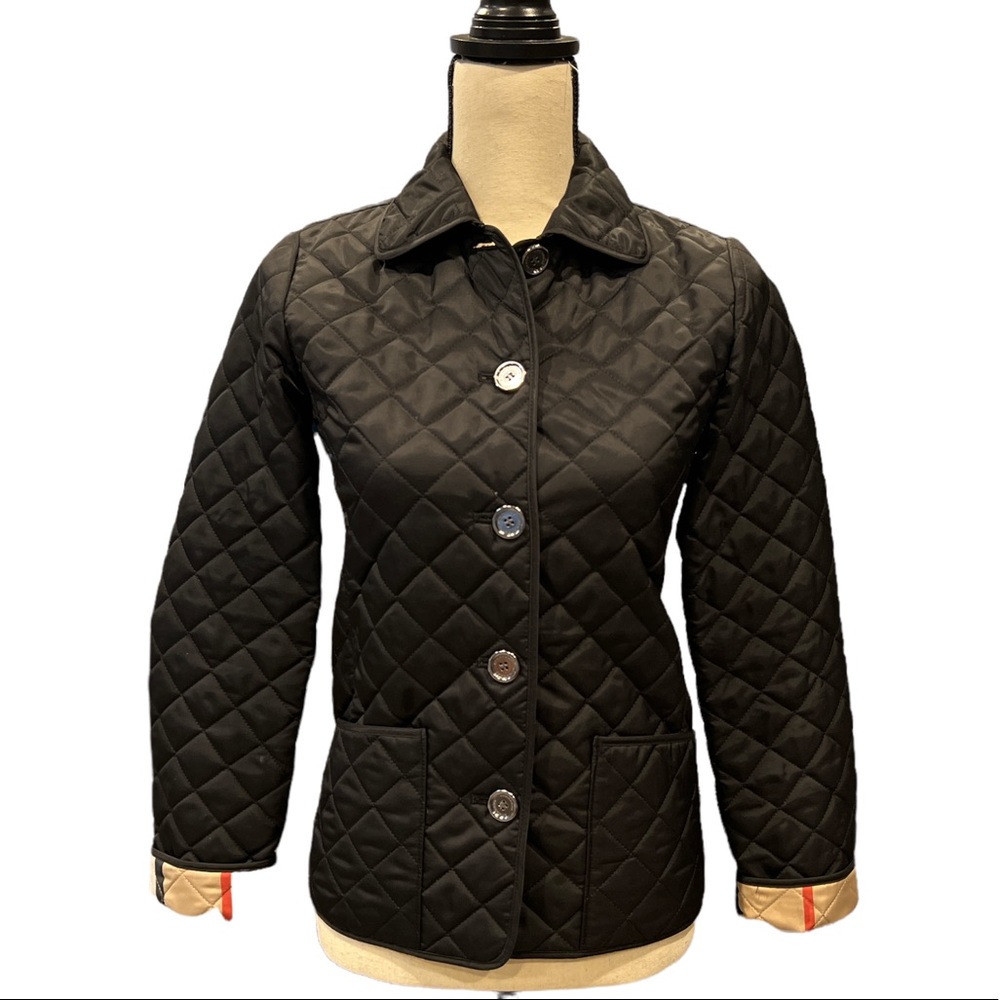 Kids Burberry Quilted Jacket